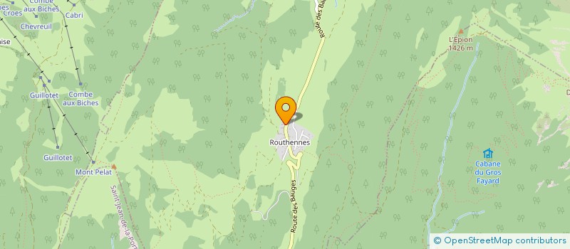 localisation de l'entreprise LE TOURNESOL DORE  LE CHATELARD