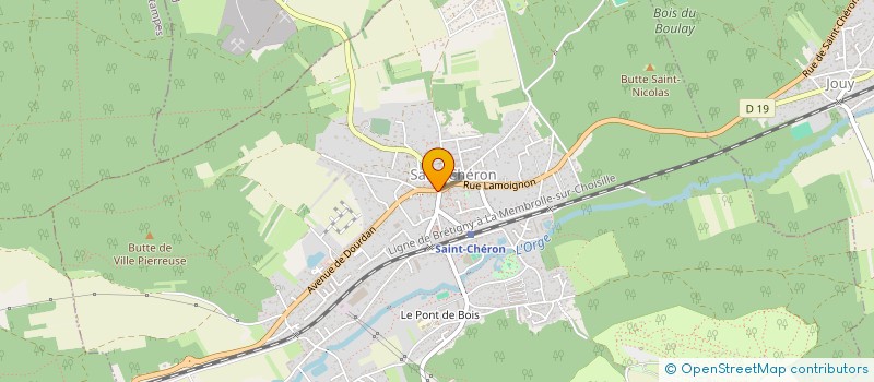 localisation de l'entreprise LE TOURNESOL FOU à SAINT-CHERON