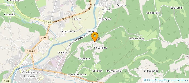 localisation de l'entreprise LE TOURNY à AUBAS