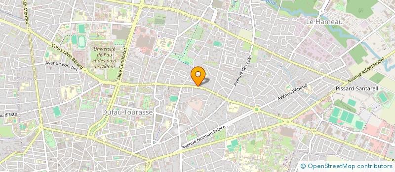 localisation de l'entreprise LE TOURRASSE à PAU