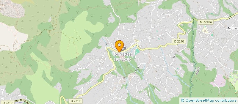 localisation de l'entreprise LE TOURRET'BAR à TOURRETTES-SUR-LOUP