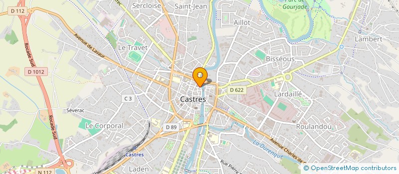 localisation de l'entreprise LE TOURTEAU QUI TOUSSE  CASTRES