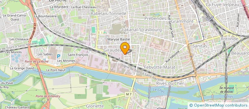 localisation de l'entreprise LE TOUT ASSOCIATES  TOURS
