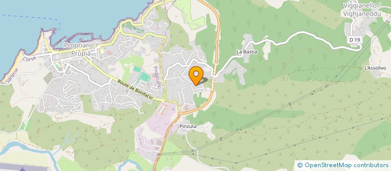 localisation de l'entreprise LE TOUT BLEU  VIGGIANELLO