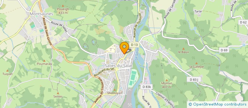 localisation de l'entreprise LE TOUT I QUANTI  SALIES-DU-SALAT