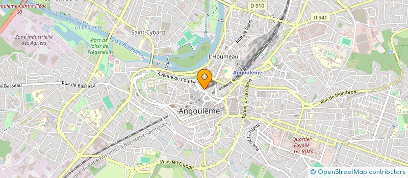 localisation de l'entreprise LE TOUT PETIT ATELIER à ANGOULEME