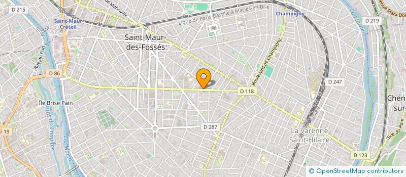 localisation de l'entreprise LE TOUT SUR MESURE à SAINT-MAUR-DES-FOSSES