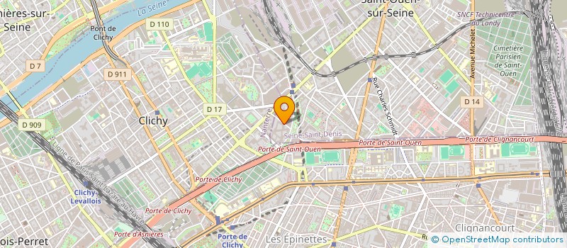 localisation de l'entreprise LE TOUZET  SAINT-OUEN-SUR-SEINE