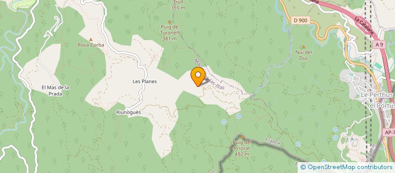 localisation de l'entreprise LE TRABUC  MAUREILLAS-LAS-ILLAS