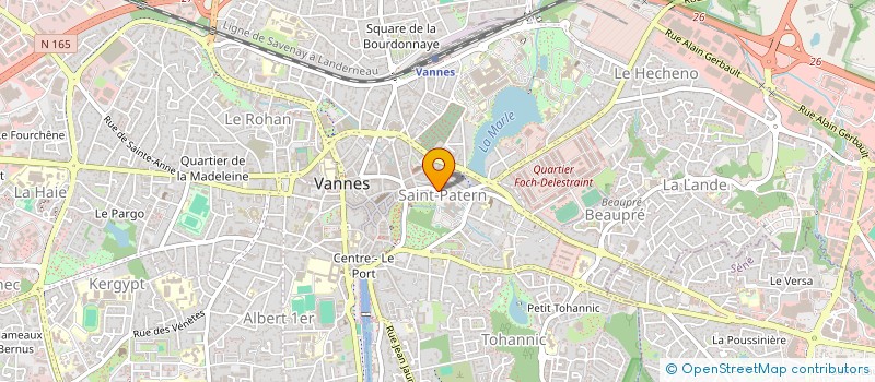 localisation de l'entreprise LE TRADI à VANNES