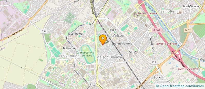 localisation de l'entreprise LE TRADI  REIMS