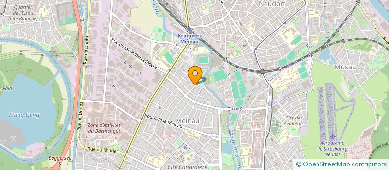 localisation de l'entreprise LE TRAIN DE 07 H 45 à STRASBOURG