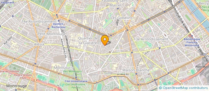 localisation de l'entreprise LE TRAIN DE MINUIT  PARIS