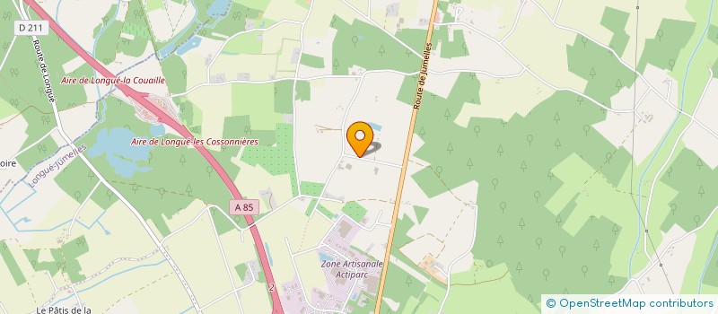 localisation de l'entreprise LE TRAIN DES PETITS PAS à LONGUE-JUMELLES