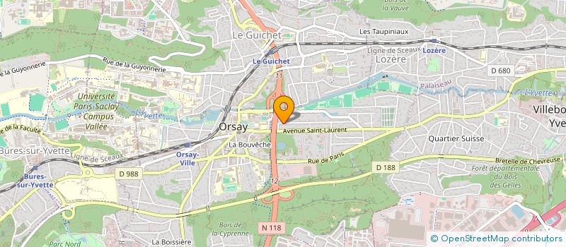 localisation de l'entreprise LE TRAIN TAMAR à ORSAY