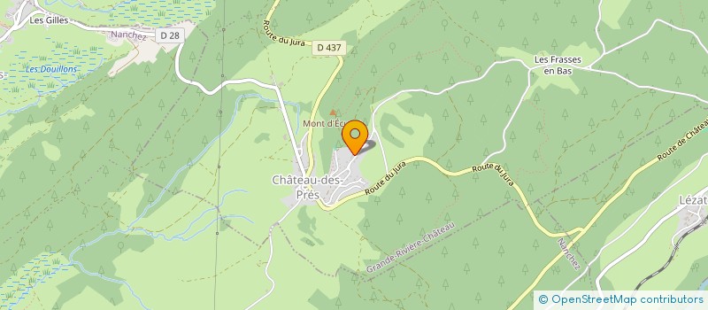 localisation de l'entreprise LE TRAINEAU A PIZZA  GRANDE-RIVIERE CHATEAU