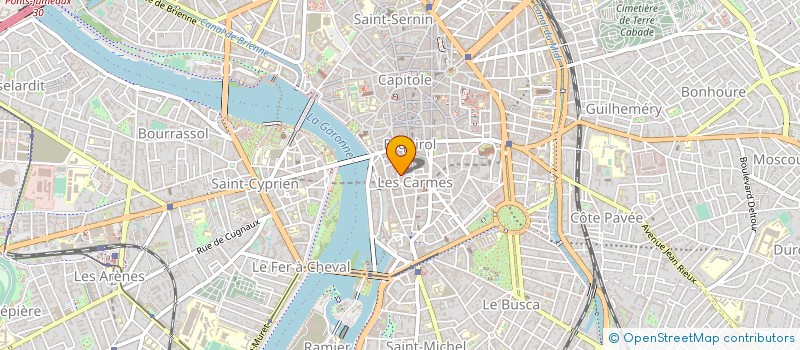 localisation de l'entreprise LE TRAIT BLEU à TOULOUSE