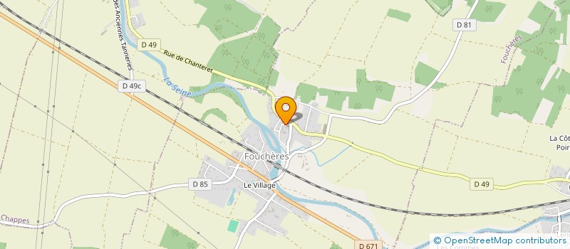 localisation de l'entreprise LE TRAIT-CARRE  FOUCHERES