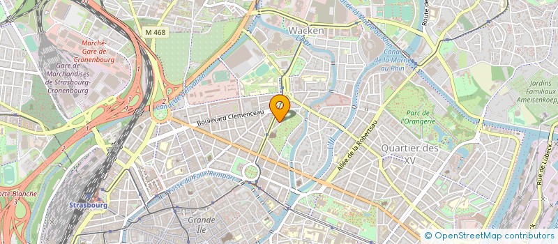 localisation de l'entreprise LE TRAIT D UNION à STRASBOURG