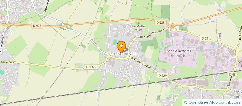 localisation de l'entreprise LE TRAIT D UNION à FRESSENNEVILLE