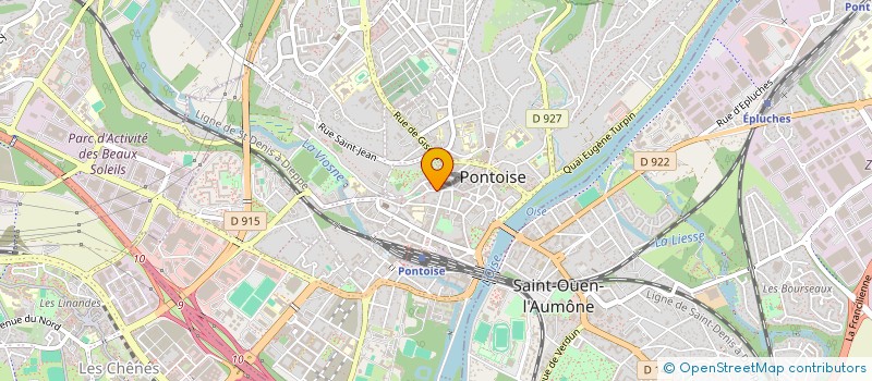 localisation de l'entreprise LE TRAIT D'UNION  PONTOISE