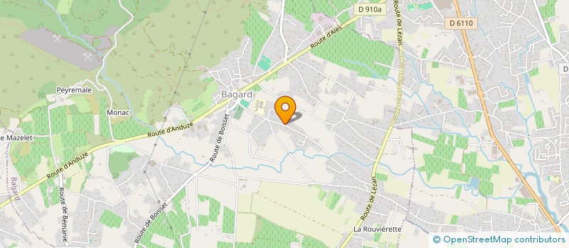 localisation de l'entreprise LE TRAIT D'UNION à BAGARD