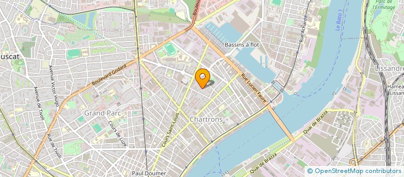 localisation de l'entreprise LE TRAIT D'UNION  BORDEAUX