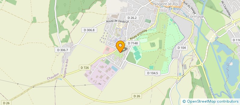 localisation de l'entreprise LE TRAIT D'UNION GENEALOGIQUE à NOGENT-LE-ROI