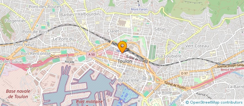 localisation de l'entreprise LE TRAIT REPUBLICAIN à TOULON