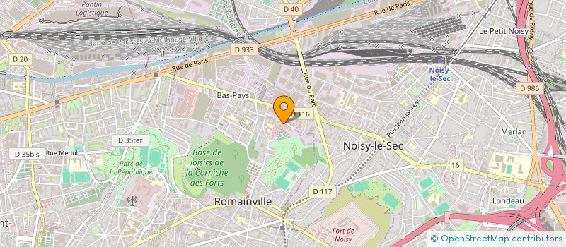 localisation de l'entreprise LE TRAITEUR DE BERCY à ROMAINVILLE