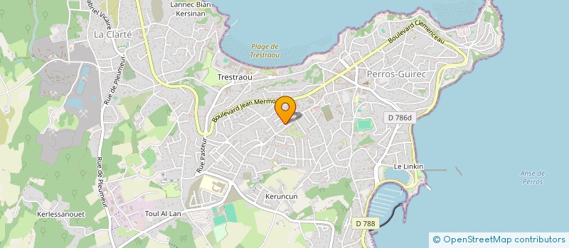localisation de l'entreprise LE TRAITEUR DES 4 SAISONS à PERROS-GUIREC