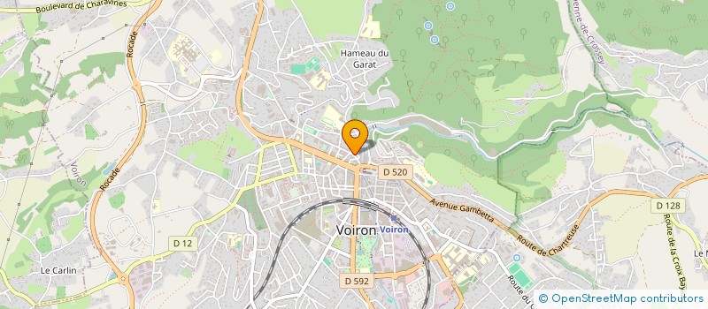 localisation de l'entreprise LE TRAITEUR VOIRONNAIS  VOIRON