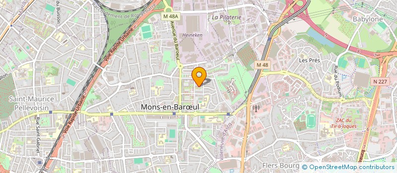 localisation de l'entreprise LE TRAJET DES TITANS  MONS-EN-BARUL
