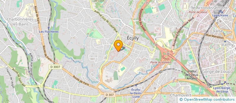 localisation de l'entreprise LE TRAMIER  ECULLY