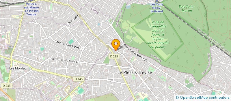 localisation de l'entreprise LE TRAMWAY à LE PLESSIS-TREVISE