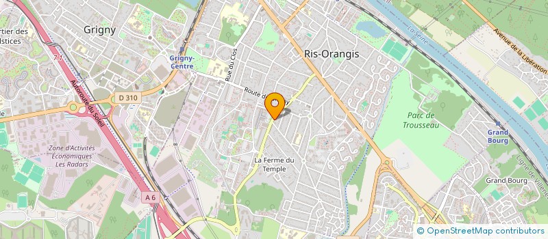 localisation de l'entreprise LE TRAMWAY à RIS-ORANGIS