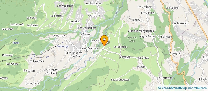 localisation de l'entreprise LE TRANQUILLE à SALLANCHES