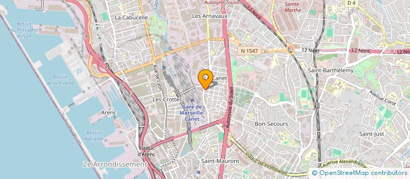 localisation de l'entreprise LE TRANQUILLE DU 14EME à MARSEILLE