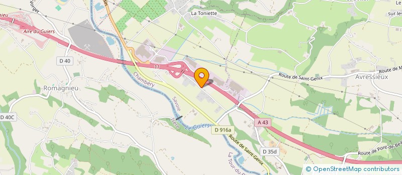 localisation de l'entreprise LE TRANSALPIN  BELMONT-TRAMONET