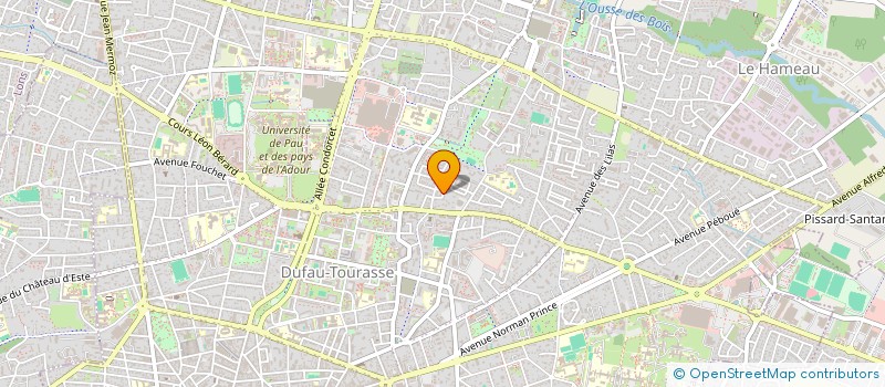 localisation de l'entreprise LE TRANSAT à PAU