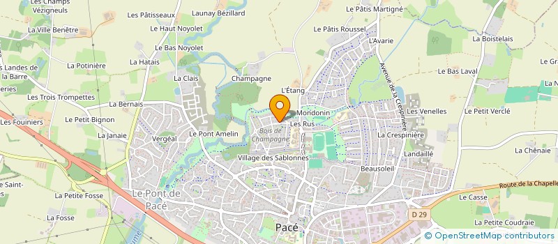 localisation de l'entreprise LE TRANSAT  PACE