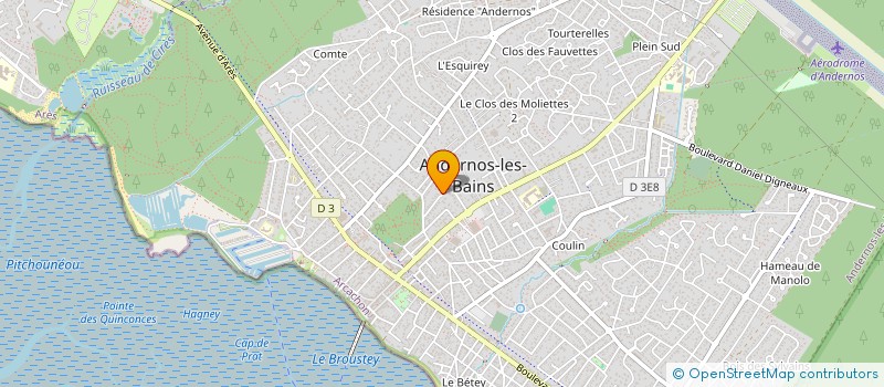 localisation de l'entreprise LE TRANSBORDEUR  ANDERNOS-LES-BAINS