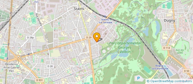 localisation de l'entreprise LE TRANSPORT DE IGO  STAINS