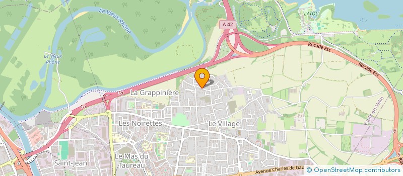 localisation de l'entreprise LE TRANSPORT'HEURE69  VAULX-EN-VELIN