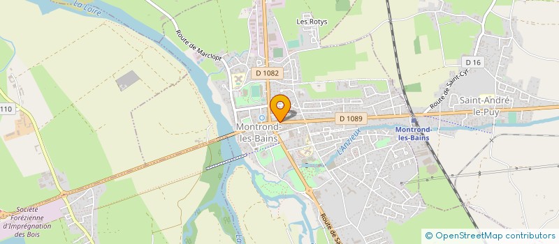 localisation de l'entreprise LE TRANSPORTEUR 42  SAINT-CYPRIEN