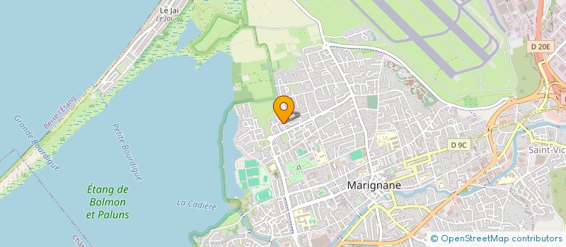 localisation de l'entreprise LE TRANSPORTEUR à MARIGNANE