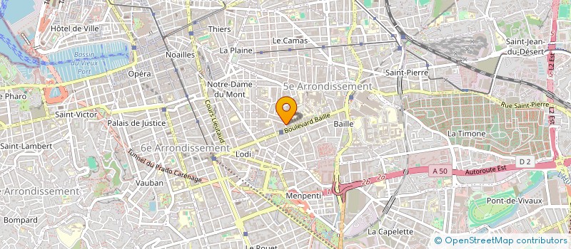 localisation de l'entreprise LE TRANSPORTEUR à MARSEILLE