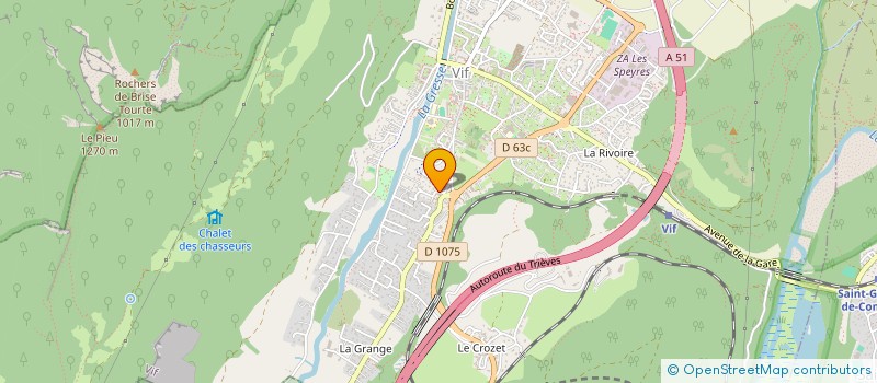 localisation de l'entreprise LE TRANSPORTEUR ALPIN 74 à VIF