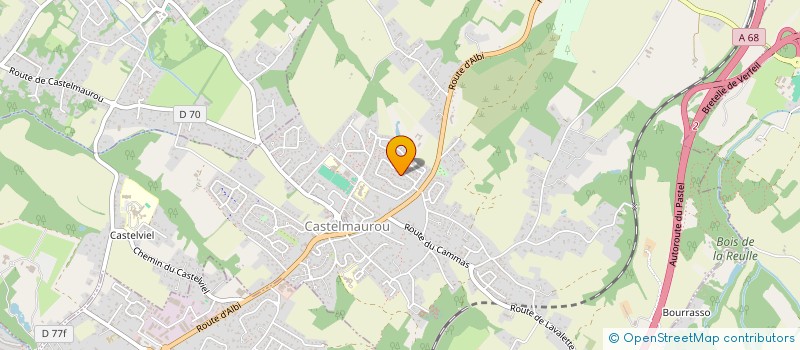 localisation de l'entreprise LE TRANSPORTEUR VTC  CASTELMAUROU