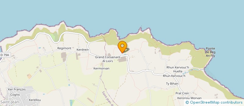 localisation de l'entreprise LE TRAOU  GUIMAEC